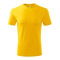Koszulka bawełniana t-shirt CLASSIC żółta