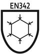 Logotyp normy EN342
