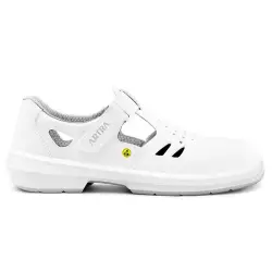Białe sandały ochronne ARTRA 9008 S1P ESD