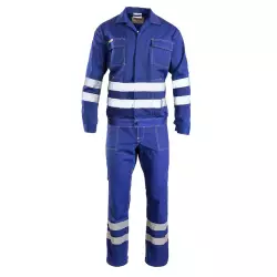 Ubranie robocze z odblaskami CLASSIC niebieskie