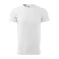 Koszulka męska z krótkim rękawem T-shirt BASIC biała