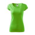 Koszulka damska z krótkim rękawem zielone jabłuszko