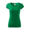Koszulka damska z krótkim rękawem zielona