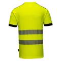 Koszulka robocza odblaskowa oddychająca żółta T181