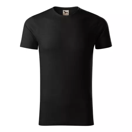 Koszulka męska antyalergiczna czarna bawełna organiczna