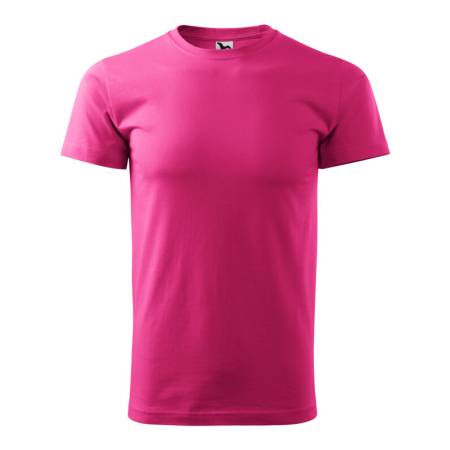 Koszulka męska bawełniana HEAVY NEW purpurowa