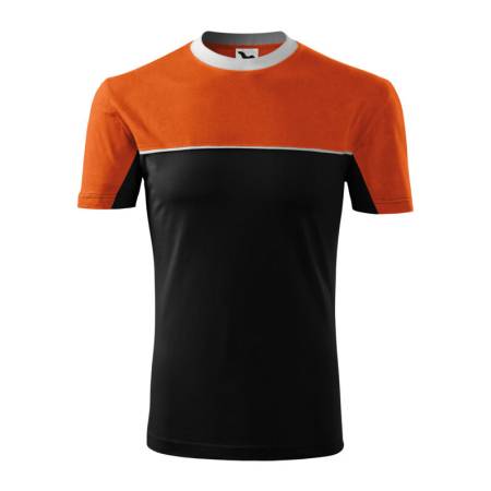 Koszulka męska z krótkim rękawem COLORMIX pomarańczowa