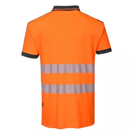 Koszulka polo odblaskowa i oddychająca pomarańczowa T180