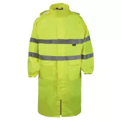 Płaszcz przeciwdeszczowy ostrzegawczy odblaskowy VWJK67L żółty
