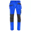 Spodnie robocze monterskie do pasa MONTER niebieskie