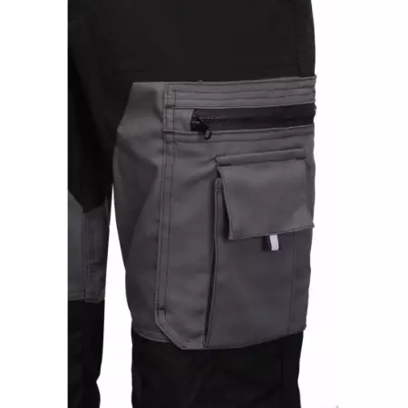 Spodnie robocze do pasa elastyczne STRETCH MASHUP czarne