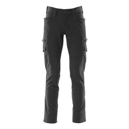 Spodnie robocze bardzo elastyczne i wodoodporne MASCOT czarne
