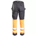 Spodnie robocze monterskie z odblaskami FLASH pomarańczowe