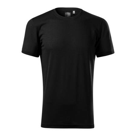 Koszulka z wełny merino czarna