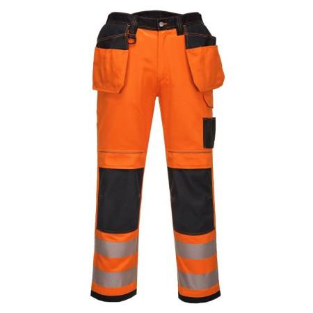 Spodnie do pasa odblaskowe pomarańczowe T501