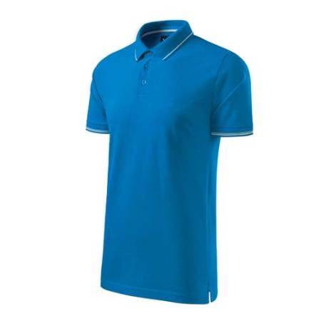 Elegancka męska koszulka polo MALFINI PERFECTION PLAIN niebieska