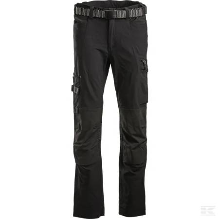Elastyczne i lekkie spodnie robocze 4 Way Stretch czarne